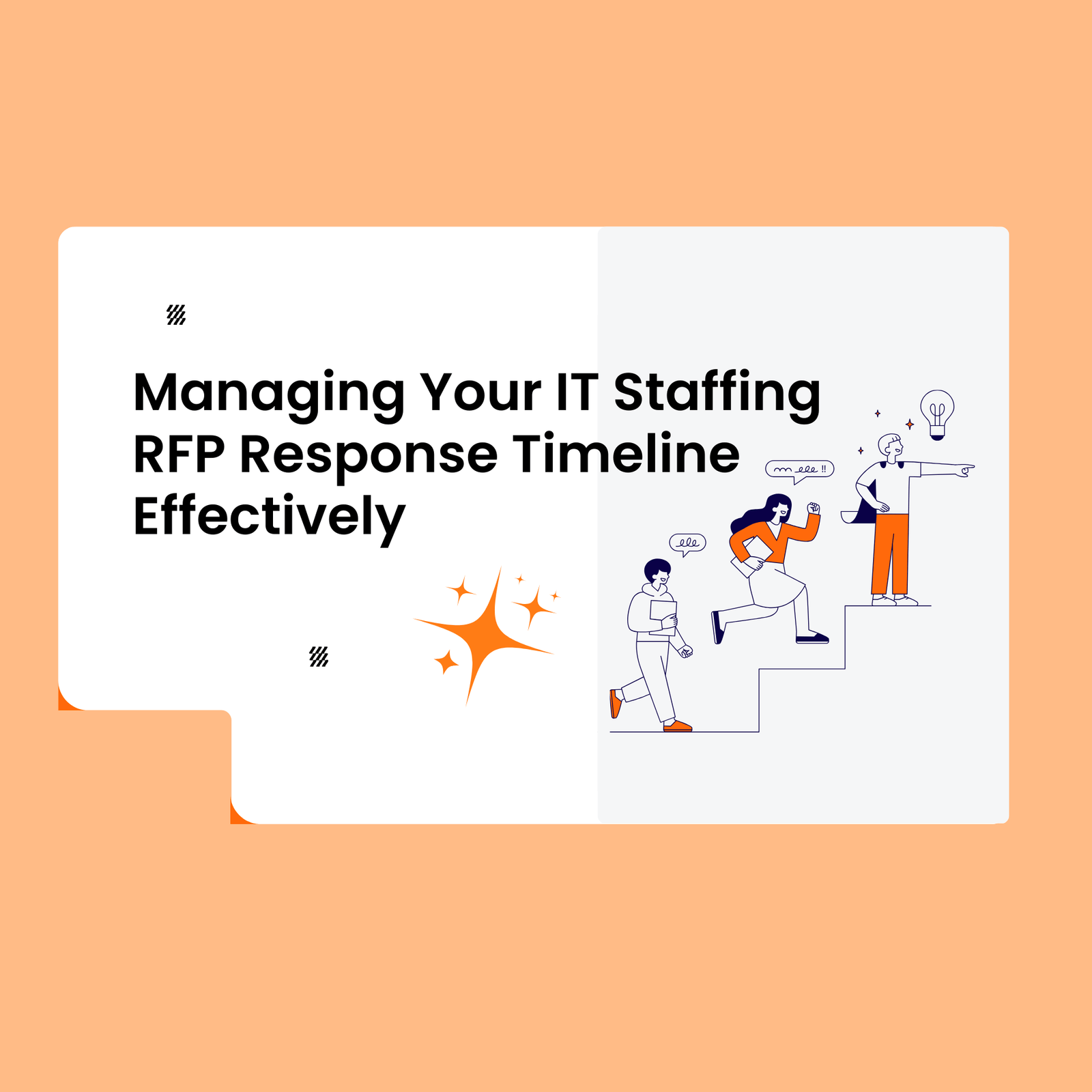 IT staffing Tender response timeline