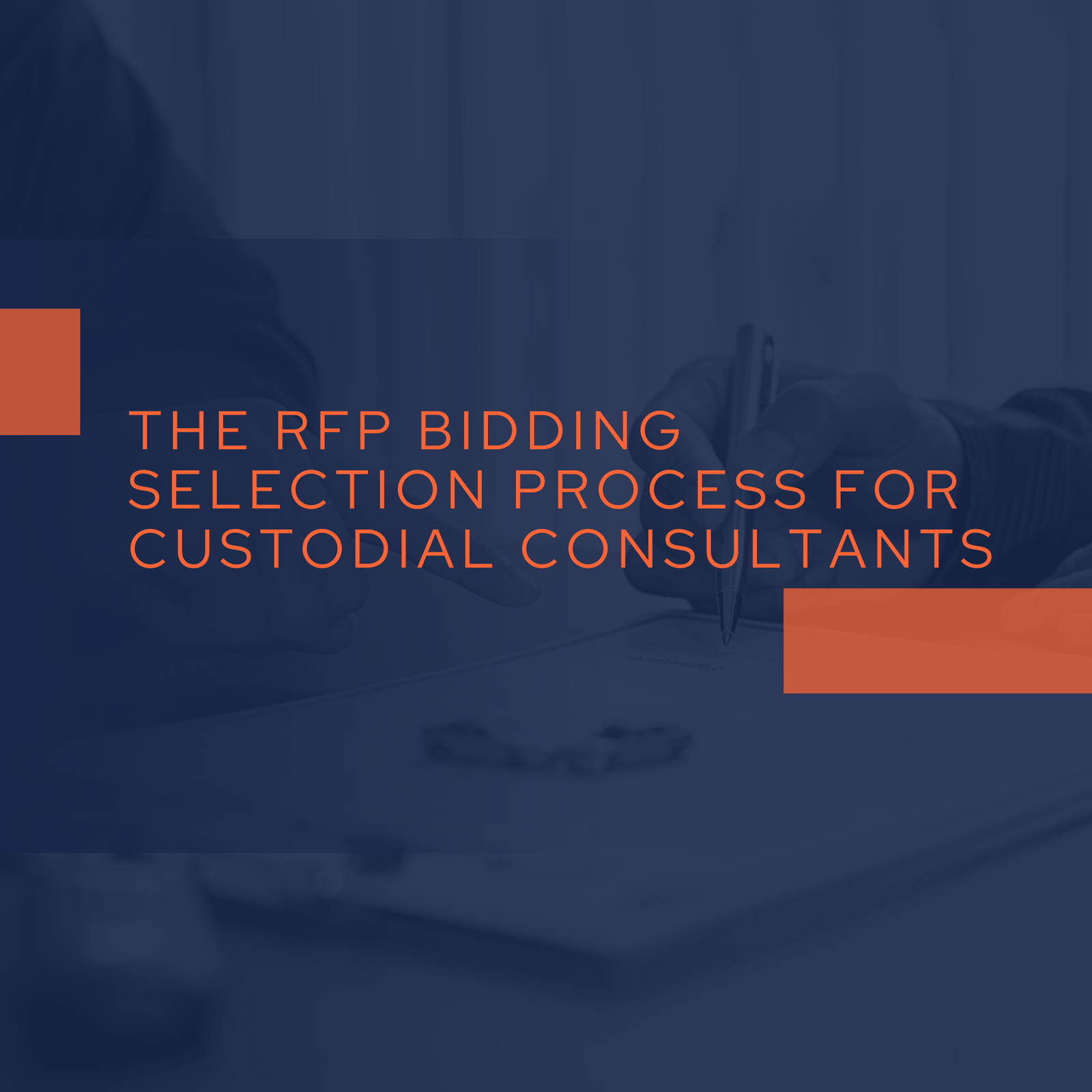 Tender Bidding Process for Custodial Consultants